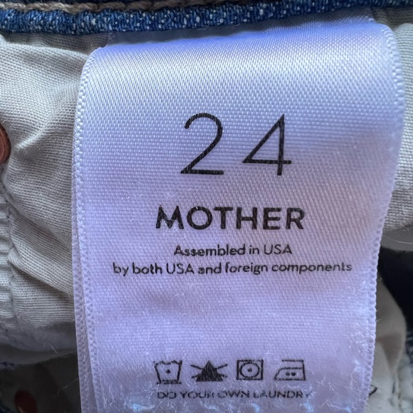 Mother The Dodger Skimp Cuff Jeans Leap of Faith Jeans 24 - Picture 13 of 15